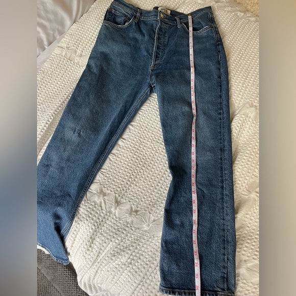 AGOLDE Riley High Rise Womens Jeans Straight Leg Size 31 - Picture 12 of 14